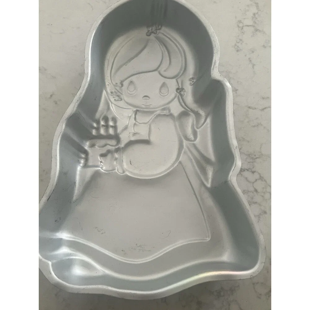 1993 Precious Moments Wilton Cake Pan Mold 2105-9365 Vintage 16.5” Birthday